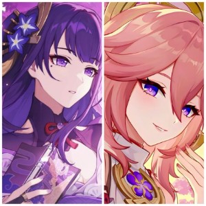Ei x Yae Miko