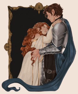 Princess X Knight AU (@gildedruin)
