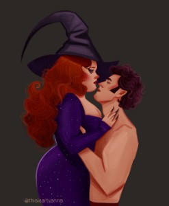 Witch Pen AU (@thisisartyanna)
