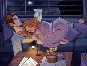 Modern AU (@Cristal.Rukino)
