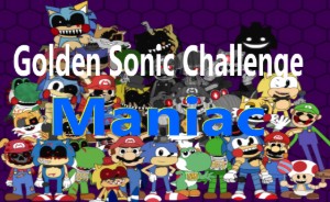 Golden Sonic Challenge Maniac (FNAS Maniac Mania CUSTOM CHALLENGE)