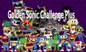 Golden Sonic Challenge Plus (FNAS Maniac Mania CUSTOM CHALLENGE)