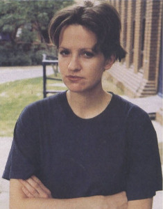 Sam Jones (picture is of BBC Worldwide employee Kath who Sam's appearance was modeled on)