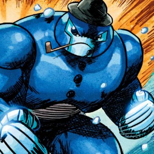Blue Snowman
