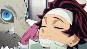 Inosuke and Tanjiro