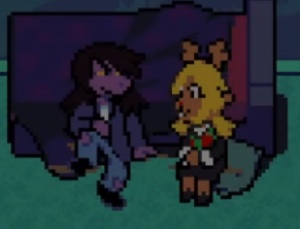 Suselle (Noelle Holiday/Susie, Deltarune)