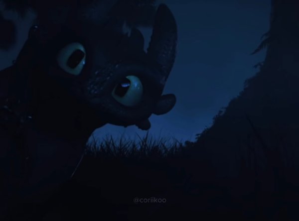 koomi as toothless and light fury