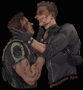 Chris Redfield x Albert Wesker