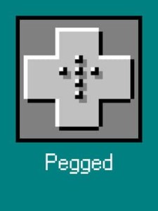 pegged