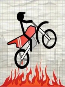 stick stunt biker