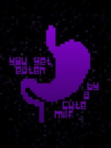 you get eaten by a cute milf