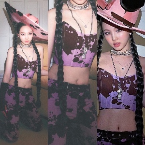 Purple Cow Print