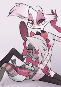 SpiderMoth (AngelDust X Vaggie)