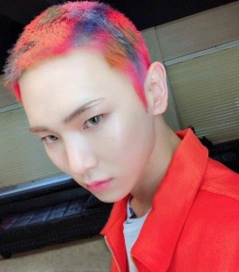 rainbow buzzcut