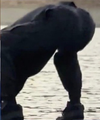 a big ass by the lake