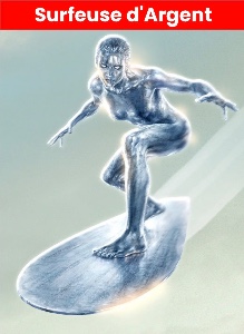 Surfeuse d’argent