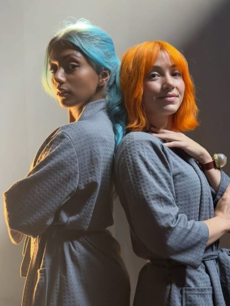 nami & vivi - one piece