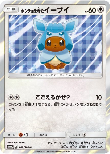 Poncho Wearing Eevee (Glaceon)