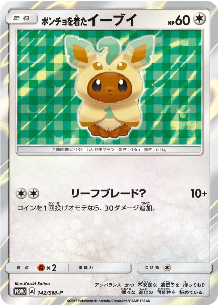 Poncho Wearing Eevee (Leafeon)