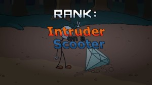 Intruder on a Scooter
