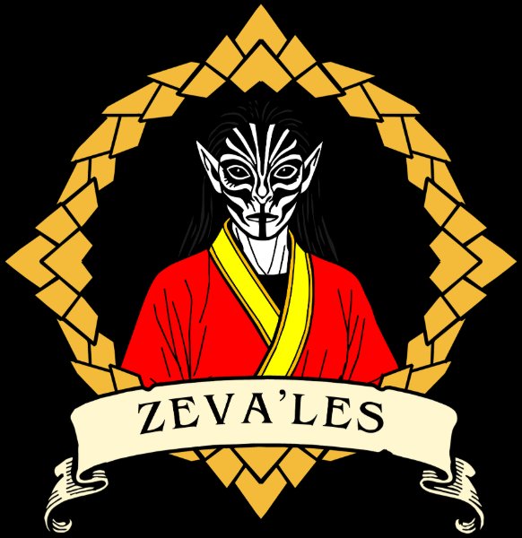 Zeva’les- name frame