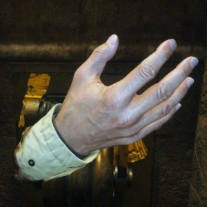 Ethan`s hand