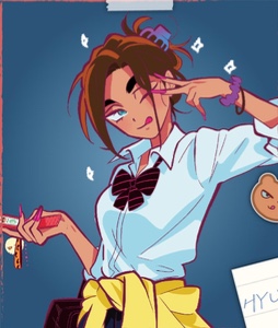 hyuna high school au