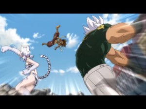 Elfman and Lisanna vs Ajeel ~ Alvarez