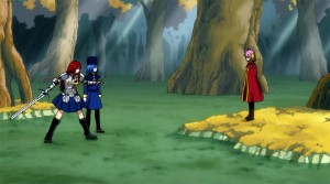 Erza and Juvia vs Meredy ~ Tenrou Island