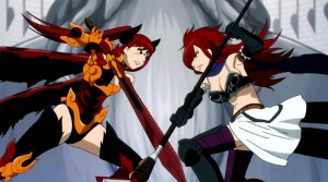 Erza Scarlet vs Erza Knightwalker ~ Edolas