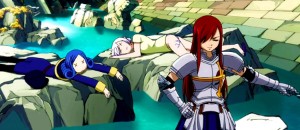 Erza vs Juvia and Lisanna ~ Tenrou Island