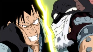 Gajeel vs Panther Lily ~ Edolas