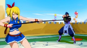 Lucy vs Bickslow ~ Battle of Fairy Tail