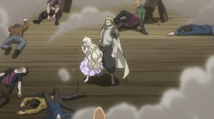 Mavis and Precht vs Blue Skull ~ Zero