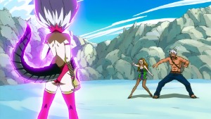 Mirajane vs Elfman and Evergreen ~ Tenrou Island