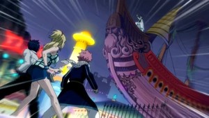 Natsu and Lucy vs Hughes and Byro ~ Edolas
