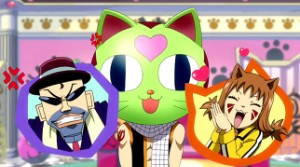Natsu, Happy vs Wally, Millianna ~ Tower of heaven