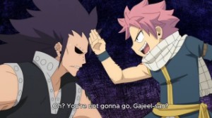 Natsu vs Gajeel (All friendly fights)