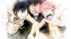 Natsu vs Gajeel vs Gray (All friendly fights)