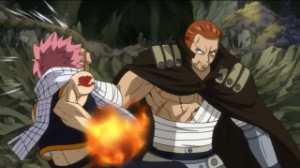 Natsu vs Gildarts ~ Tenrou Island