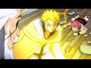 Team Natsu + Laxus vs Hades (Precht) ~ Tenrou Island