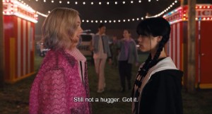 "Still not a hugger. Got it."