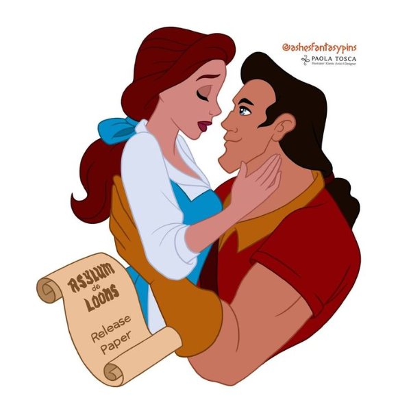 Gaston x Belle (Beauty and the Beast)