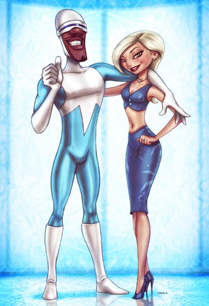 Lucius x Mirage (The Incredibles)