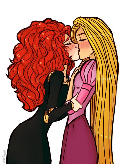 Merida (Brave) x Rapunzel (Tangled)