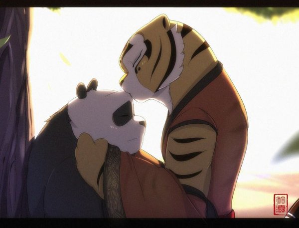 Po x Tigress (Kung Fu Panda)
