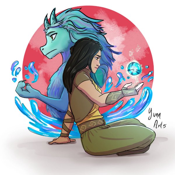 Raya x Sisu (Raya and the Last Dragon)