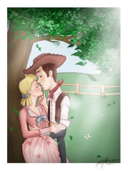 Woody x Bo Peep (Toy Story)