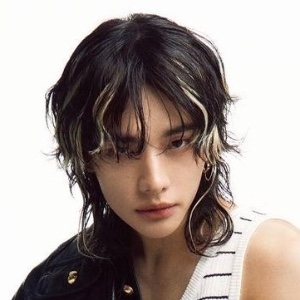 black w/ blonde highlights