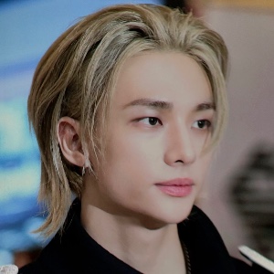 blonde mullet